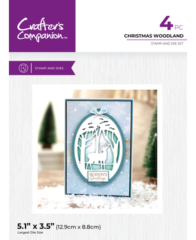 Crafter's Companion Christmas Woodland Stamp & Dies (CC-STD-CHWO) Crafter's Companion Christmas Woodland Stamp & Dies (CC-STD-CHWO)