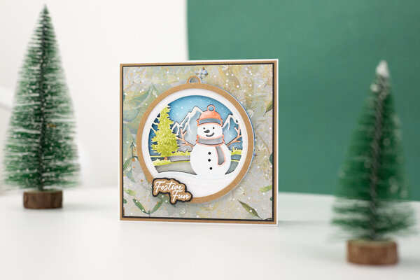 Crafter's Companion Festive Snowman Stamp & Dies (CC-STD-FESN) Crafter's Companion Festive Snowman Stamp & Dies (CC-STD-FESN)