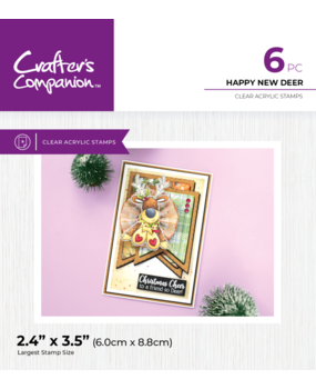 Crafter's Companion Happy New Dear Clear Stamps (CC-STP-HND) Crafter's Companion Happy New Dear Clear Stamps (CC-STP-HND)