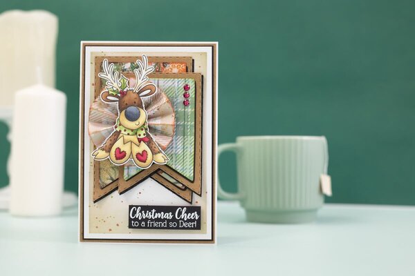 Crafter's Companion Happy New Dear Clear Stamps (CC-STP-HND)