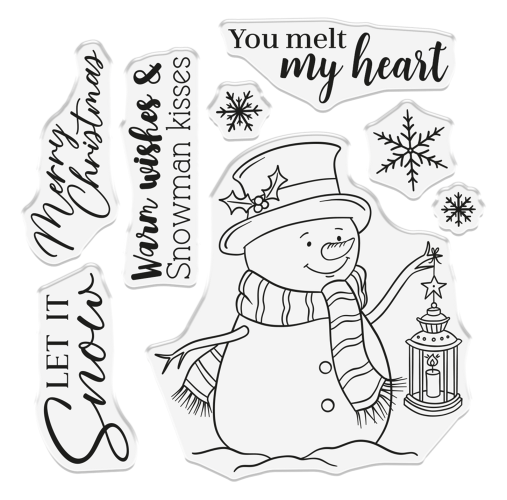 Crafter's Companion Snowman Kisses Clear Stamps (CC-STP-SNKI) Crafter's Companion Snowman Kisses Clear Stamps (CC-STP-SNKI)