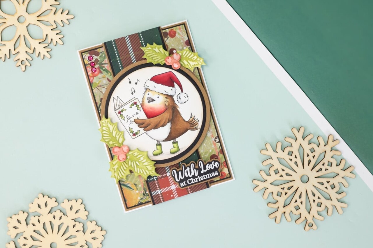 Crafter's Companion Joyful Robin Clear Stamps (CC-STP-JORO) Crafter's Companion Joyful Robin Clear Stamps (CC-STP-JORO)