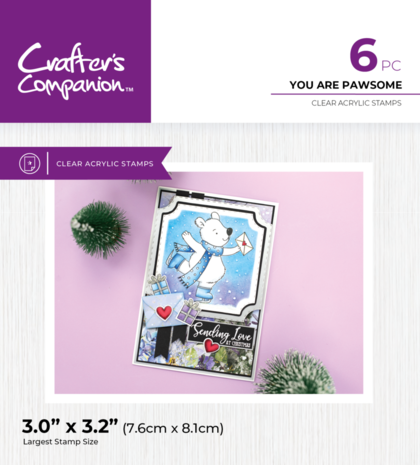 Crafter's Companion You Are Pawsome Clear Stamps (CC-STP-YAP)