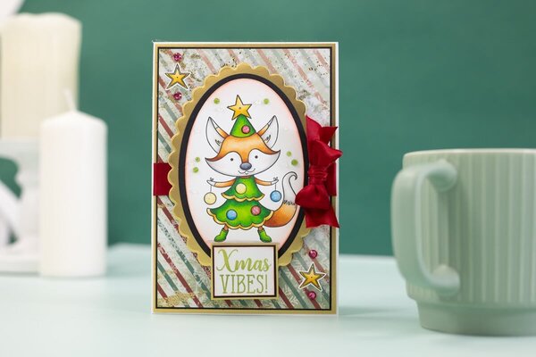 Crafter's Companion Tree-mendous Fox Clear Stamps (CC-STP-TRFO)