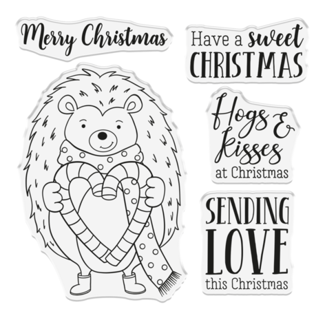 Crafter's Companion Hog and Kisses Clear Stamps (CC-STP-HOK) Crafter's Companion Hog and Kisses Clear Stamps (CC-STP-HOK)