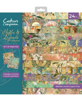 Crafter's Companion Myths & Legends 12x12 Inch Paper Pad (ML-PAD12) Crafter's Companion Myths & Legends 12x12 Inch Paper Pad (ML-PAD12)