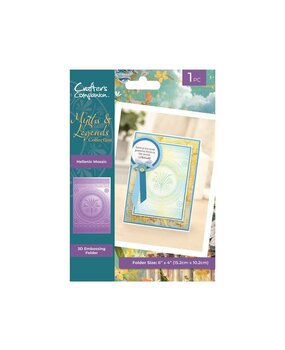 Crafter's Companion Myths & Legends 3D Embossing Folder Hellenic Mosaic (ML-3D-EF4-HEMO)