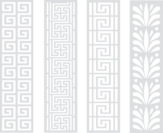 Crafter's Companion Myths & Legends Stencil Set Athenian Designs (ML-STEN-ATH)