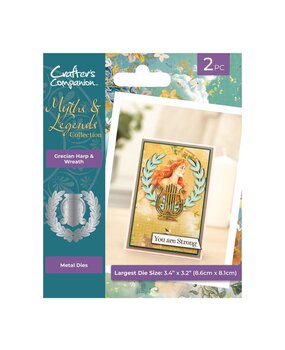 Crafter's Companion Myths & Legends Dies Grecian Harp & Wreath (ML-MD-GRHW) Crafter's Companion Myths & Legends Dies Grecian Harp & Wreath (ML-MD-GRHW)