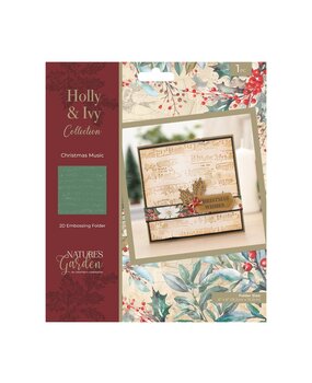 Crafter's Companion Holly & Ivy 2D Embossing Folder Christmas Music (NG-HAI-EF6-2D-CHMU) Crafter's Companion Holly & Ivy 2D Embossing Folder Christmas Music (NG-HAI-EF6-2D-CHMU)