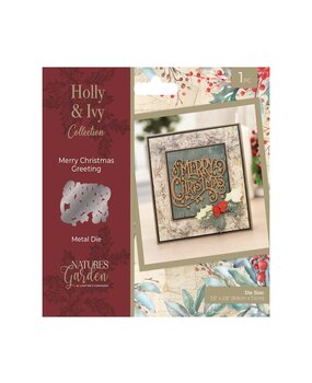 Crafter's Companion Holly & Ivy Dies Merry Christmas Greeting (NG-HAI-MD-MCG) Crafter's Companion Holly & Ivy Dies Merry Christmas Greeting (NG-HAI-MD-MCG)