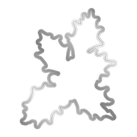 Crafter's Companion Holly & Ivy Stamp & Die Sketchy Holly (NG-HAI-STD-SKHO)