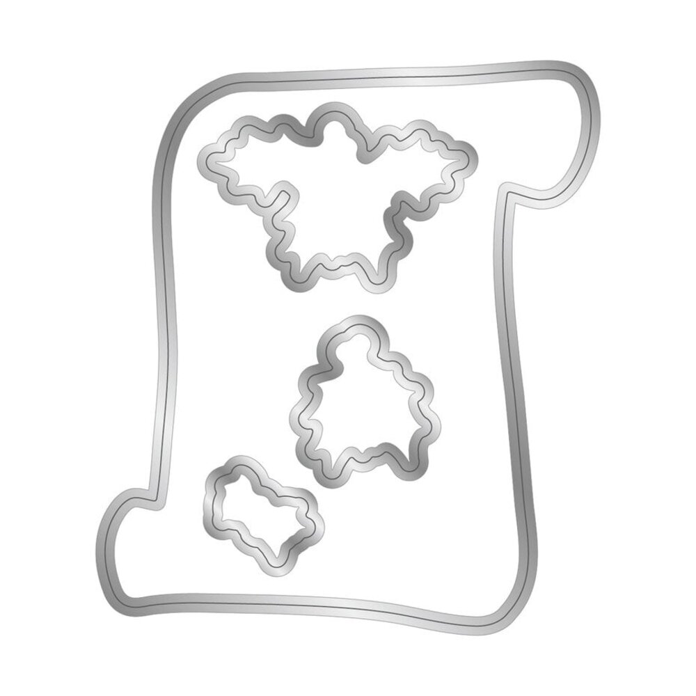 Crafter's Companion Holly & Ivy Stamp & Die Scroll with Holly (NG-HAI-STD-SWHP) Crafter's Companion Holly & Ivy Stamp & Die Scroll with Holly (NG-HAI-STD-SWHP)