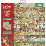 Crafter's Companion Jingle All The Way 12x12 Inch Paper Pad (JATW-PAD12)