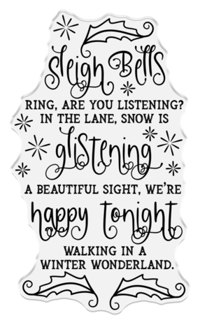 Crafter's Companion Jingle All The Way Clear Stamp Sleigh Bells Ring Sentiment (JATW-CA-ST-SLEI) Crafter's Companion Jingle All The Way Clear Stamp Sleigh Bells Ring Sentiment (JATW-CA-ST-SLEI)