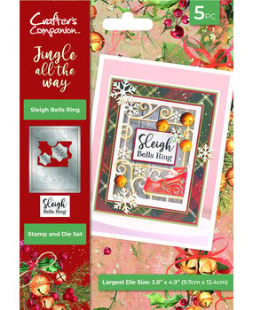 Crafter's Companion Jingle All The Way Stamp & Die Sleigh Bells Ring (JATW-MD-SLEI) Crafter's Companion Jingle All The Way Stamp & Die Sleigh Bells Ring (JATW-MD-SLEI)