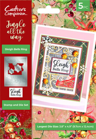 Crafter's Companion Jingle All The Way Stamp & Die Sleigh Bells Ring (JATW-MD-SLEI) Crafter's Companion Jingle All The Way Stamp & Die Sleigh Bells Ring (JATW-MD-SLEI)