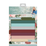 Crafter's Companion Christmas Rose A4 Luxury Linen Card Pack (S-CR-LINEN-A4)