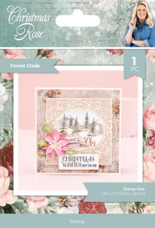 Crafter's Companion Christmas Rose Clear Stamp Forest Glade (S-CR-CA-ST-FOGL)