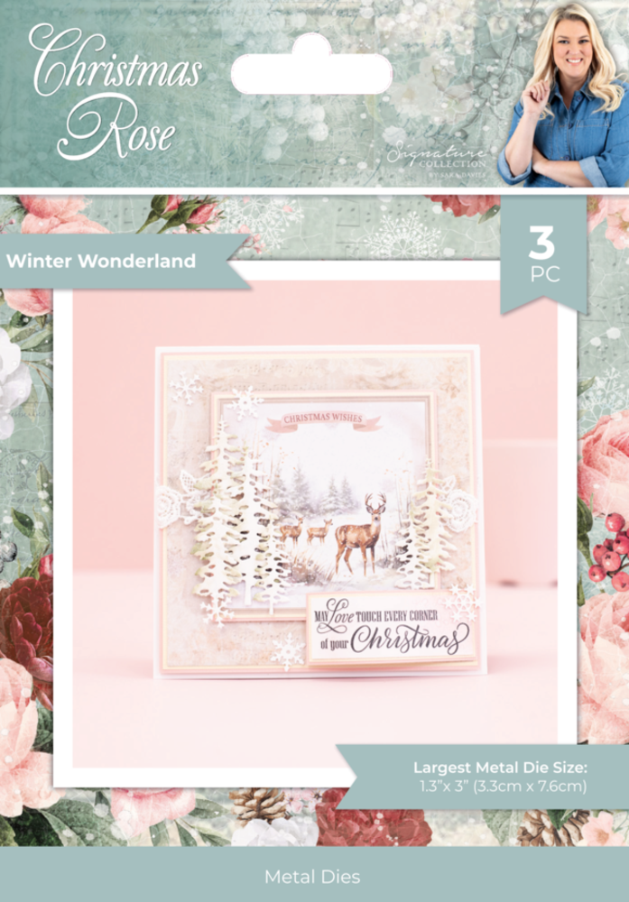 Crafter's Companion Christmas Rose Dies Winter Wonderland (S-CR-MD-WIWO) Crafter's Companion Christmas Rose Dies Winter Wonderland (S-CR-MD-WIWO)