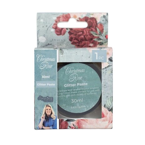 Crafter's Companion Christmas Rose Glitter Paste Snowfall (S-CR-GLIPA) Crafter's Companion Christmas Rose Glitter Paste Snowfall (S-CR-GLIPA)
