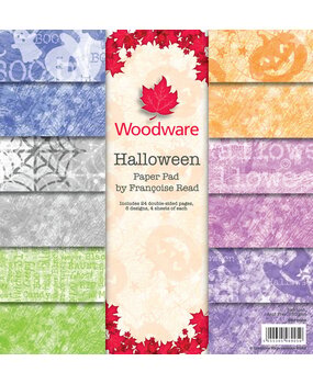 Woodware Halloween 8x8 Inch Paper Pad (FRPP008) Woodware Halloween 8x8 Inch Paper Pad (FRPP008)