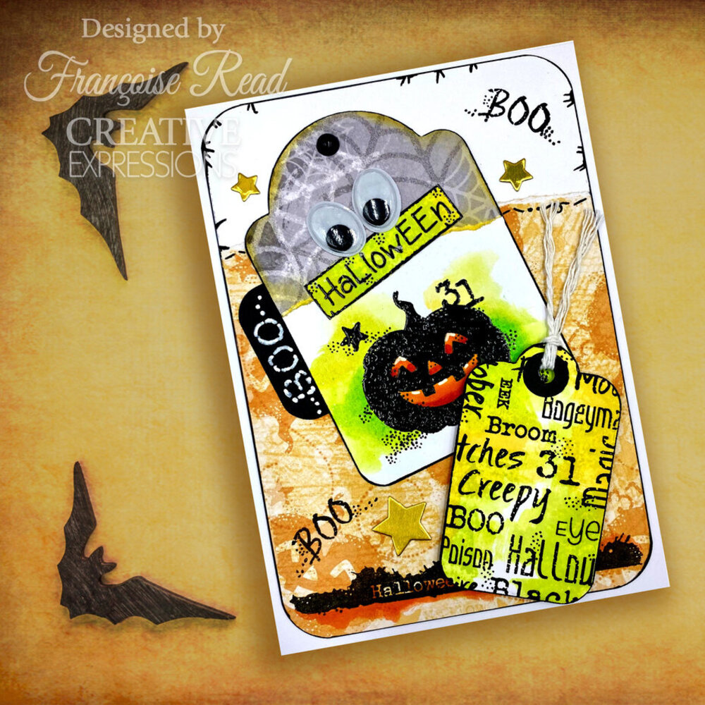 Woodware Haunted Clear Stamps (FRM082) Woodware Haunted Clear Stamps (FRM082)