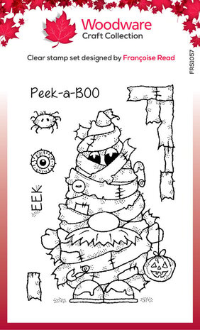Woodware Mummy Gnome Clear Stamps (FRS1057)
