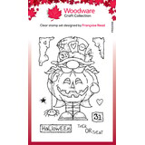 Woodware Mad Hatter Gnome Clear Stamps (FRS1058)