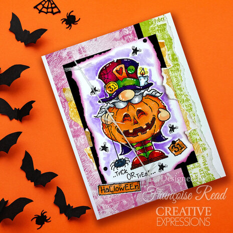 Woodware Mad Hatter Gnome Clear Stamps (FRS1058)