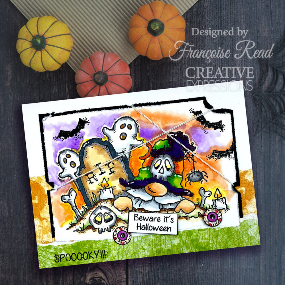 Woodware Spooky Night Clear Stamps (FRS1059) Woodware Spooky Night Clear Stamps (FRS1059)