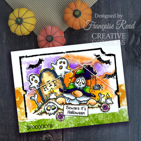 Woodware Spooky Night Clear Stamps (FRS1059) Woodware Spooky Night Clear Stamps (FRS1059)