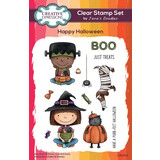 Creative Expressions Jane's Doodles Clear Stamp Set Happy Halloween (CEC1113)