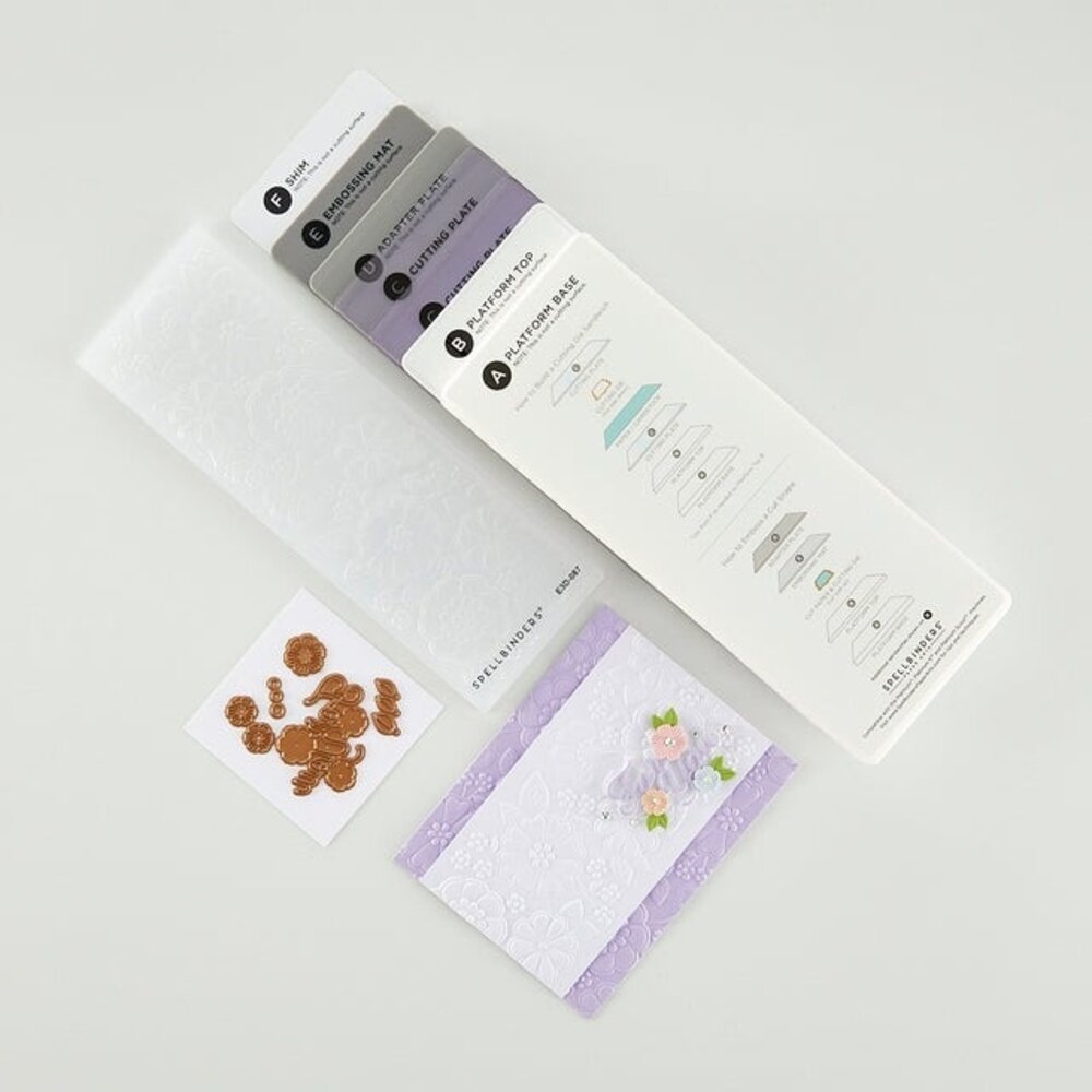 Spellbinders Platinum Scout Die Cutting and Embossing Machine 3.5 Inch Platform - White (PS-001) Spellbinders Platinum Scout Die Cutting and Embossing Machine 3.5 Inch Platform - White (PS-001)