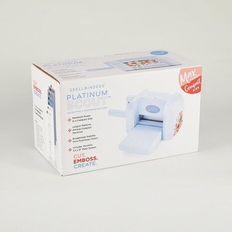 Spellbinders Platinum Scout Die Cutting And Embossing Machine 3.5 Inch Platform - Blue Mist (PS-003) Spellbinders Platinum Scout Die Cutting And Embossing Machine 3.5 Inch Platform - Blue Mist (PS-003)