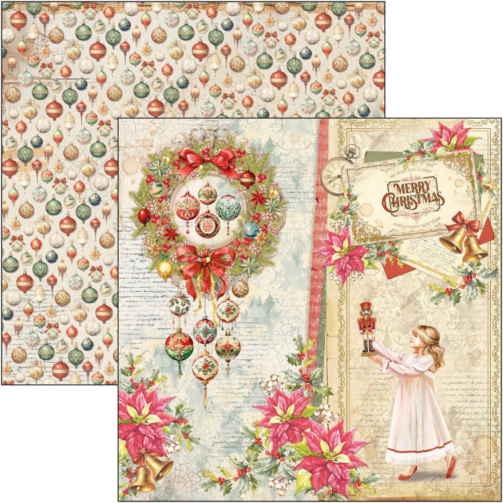 Ciao Bella Papercrafting The Nutcracker 12x12 Inch Paper Pad (CBPM080) Ciao Bella Papercrafting The Nutcracker 12x12 Inch Paper Pad (CBPM080)