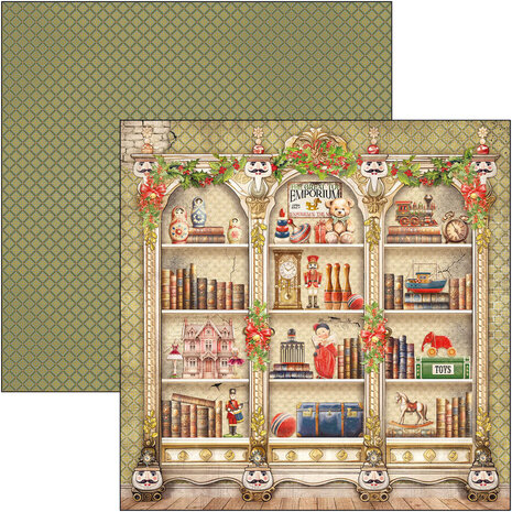 Ciao Bella Papercrafting The Nutcracker 12x12 Inch Paper Pad (CBPM080) Ciao Bella Papercrafting The Nutcracker 12x12 Inch Paper Pad (CBPM080)