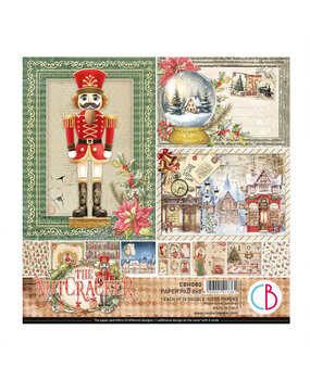 Ciao Bella Papercrafting The Nutcracker 8x8 Inch Paper Pad (CBH080) Ciao Bella Papercrafting The Nutcracker 8x8 Inch Paper Pad (CBH080)
