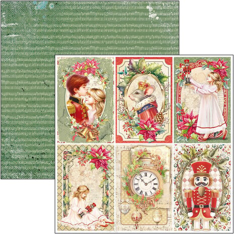 Ciao Bella Papercrafting The Nutcracker 8x8 Inch Paper Pad (CBH080) Ciao Bella Papercrafting The Nutcracker 8x8 Inch Paper Pad (CBH080)
