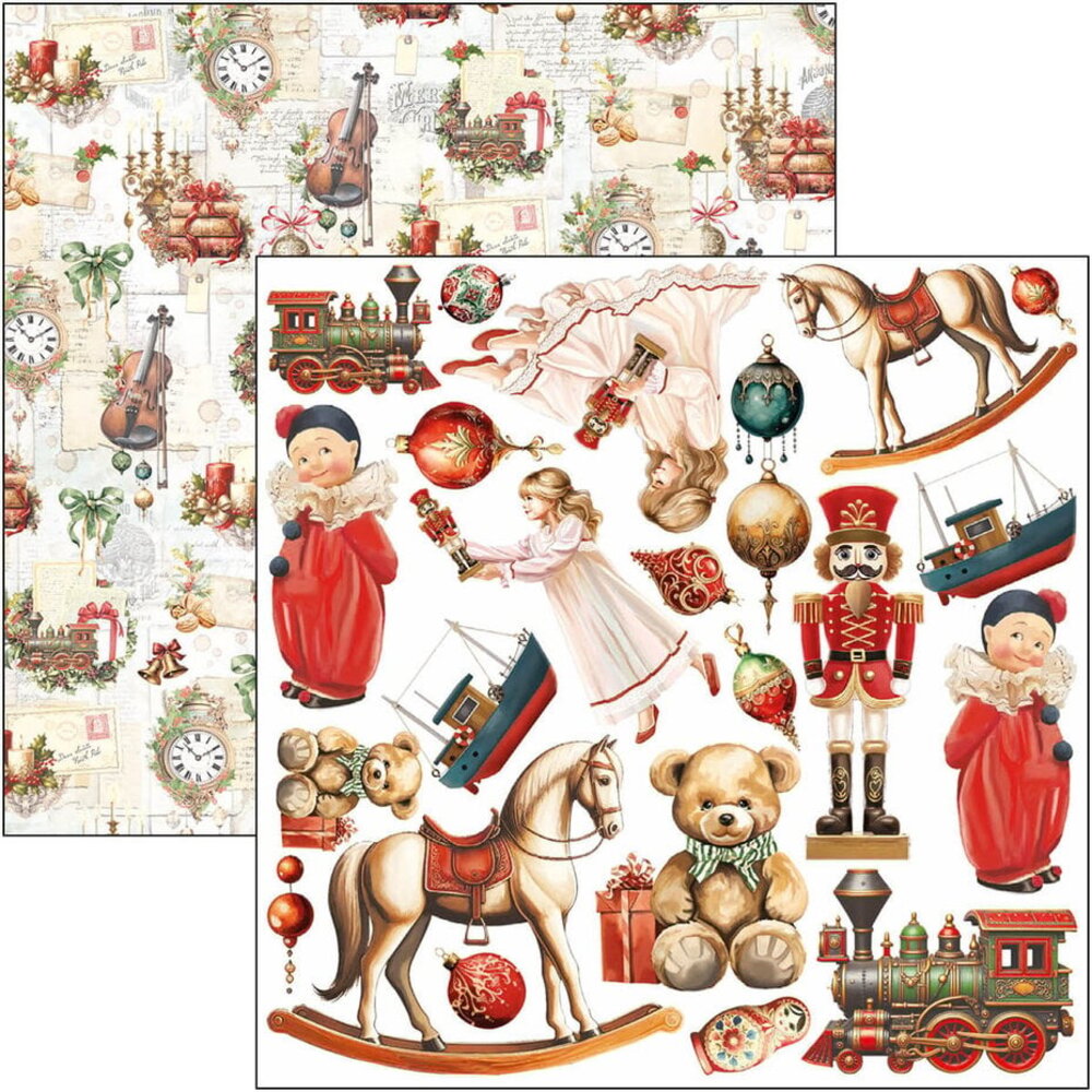 Ciao Bella Papercrafting The Nutcracker 6x6 Inch Paper Pad (CBQE080) Ciao Bella Papercrafting The Nutcracker 6x6 Inch Paper Pad (CBQE080)
