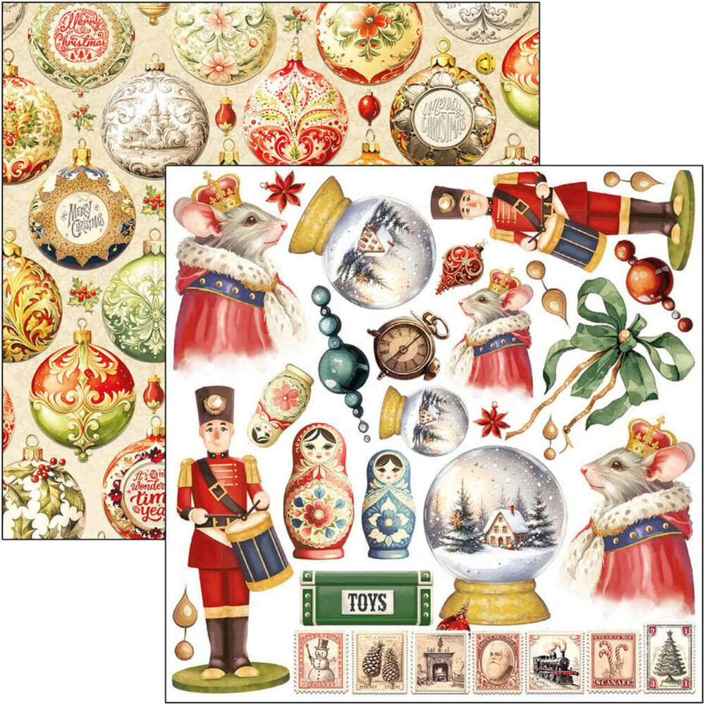 Ciao Bella Papercrafting The Nutcracker 6x6 Inch Paper Pad (CBQE080) Ciao Bella Papercrafting The Nutcracker 6x6 Inch Paper Pad (CBQE080)