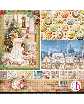Ciao Bella Papercrafting The Nutcracker 12x12 Inch Patterns Pad (CBT080) Ciao Bella Papercrafting The Nutcracker 12x12 Inch Patterns Pad (CBT080)