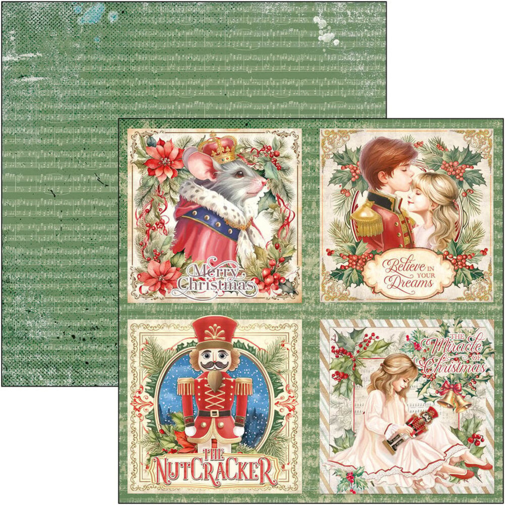 Ciao Bella Papercrafting The Nutcracker 12x12 Inch Patterns Pad (CBT080)