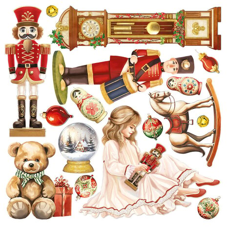 Ciao Bella Papercrafting The Nutcracker 6x6 Inch Vellum Paper (CBVQ019)