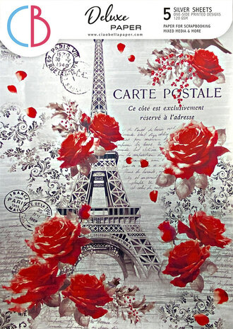 Ciao Bella Papercrafting Paris Je t'aime A4 Deluxe Paper (CBD015)