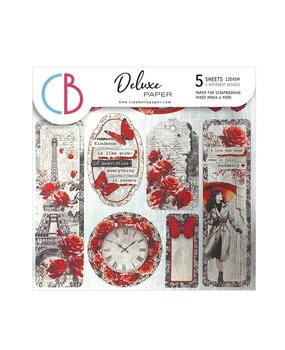 Ciao Bella Papercrafting Paris Je t'aime 6x6 Inch Deluxe Paper (CBDQ015) Ciao Bella Papercrafting Paris Je t'aime 6x6 Inch Deluxe Paper (CBDQ015)