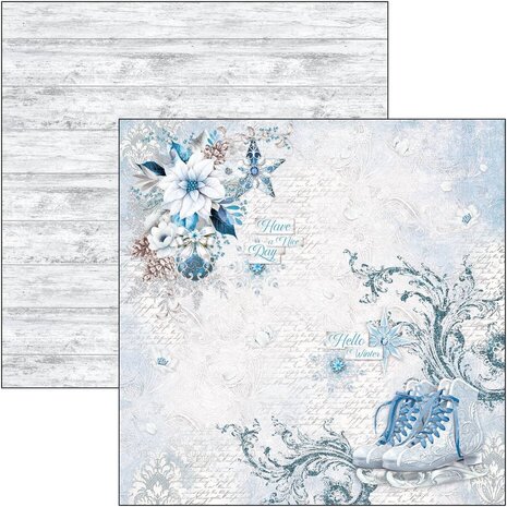 Ciao Bella Papercrafting Elegance of Blue 12x12 Inch Paper Pad (CBPM079)