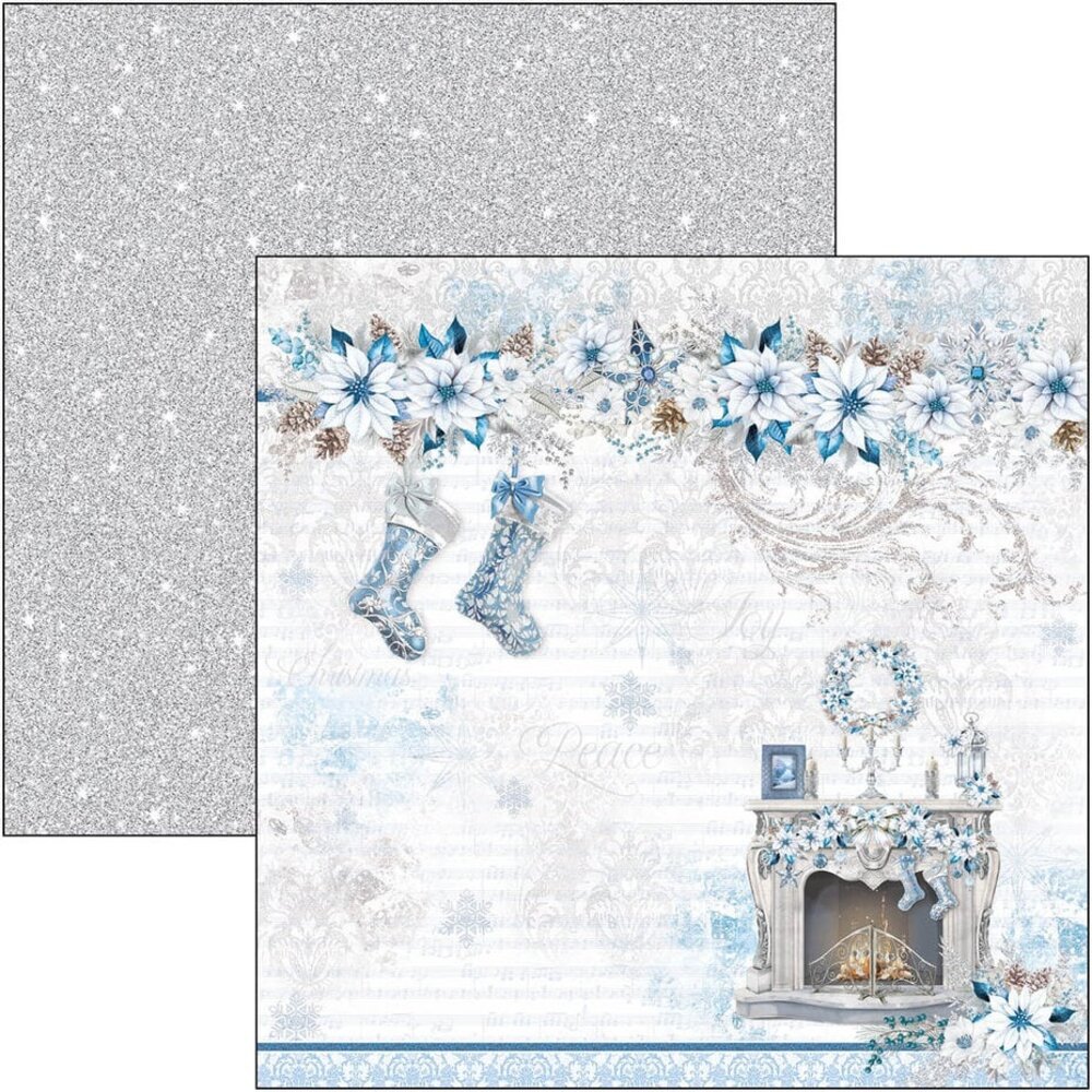 Ciao Bella Papercrafting Elegance of Blue 12x12 Inch Paper Pad (CBPM079)