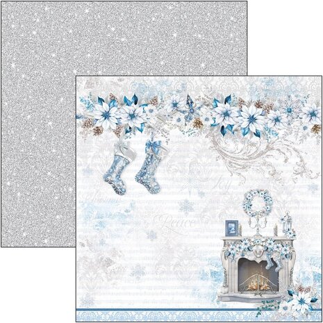 Ciao Bella Papercrafting Elegance of Blue 12x12 Inch Paper Pad (CBPM079)