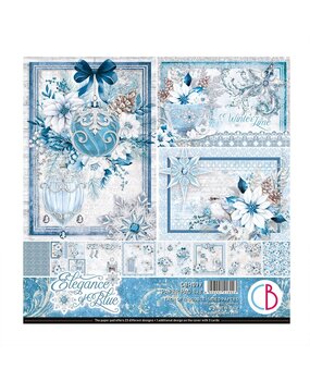 Ciao Bella Papercrafting Elegance of Blue 8x8 Inch Paper Pad (CBH079) Ciao Bella Papercrafting Elegance of Blue 8x8 Inch Paper Pad (CBH079)